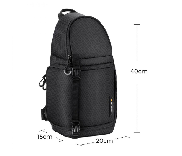 K&F Concept Beta Messenger 10 l - czarny - 1550437 - zdjęcie 5